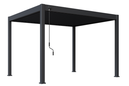 Bioklimatikus pergola INTRO NEO 3,6x3 m, alumínium és acél - szabadon álló